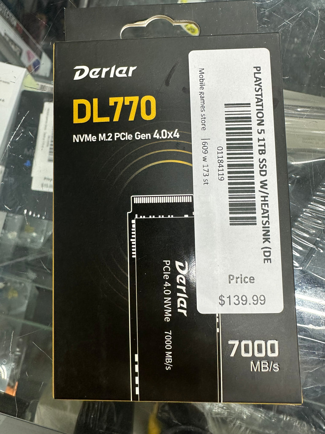 PlayStation 5 1TB SSD W/ Heat sink (Derter)