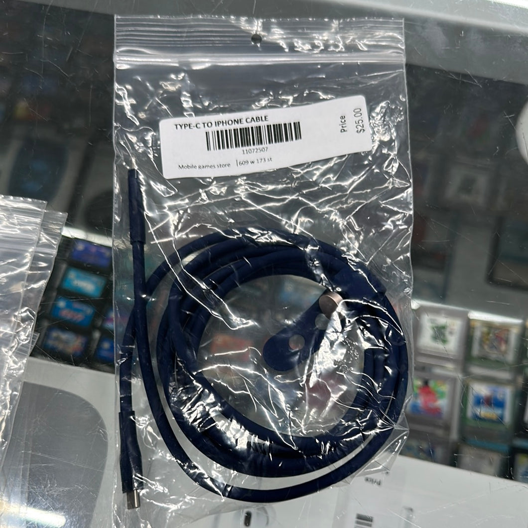 Type-c to iPhone cable