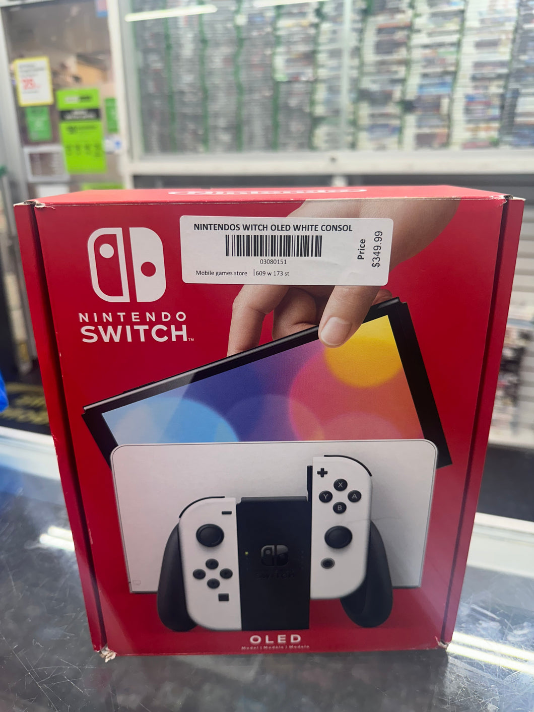 Nintendo Switch Oled while console
