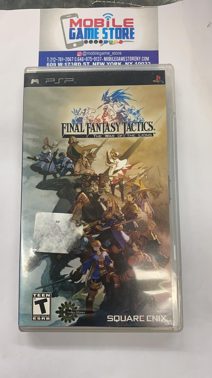 Final Fantasy Tactics: the war of the lions(pre-owned)