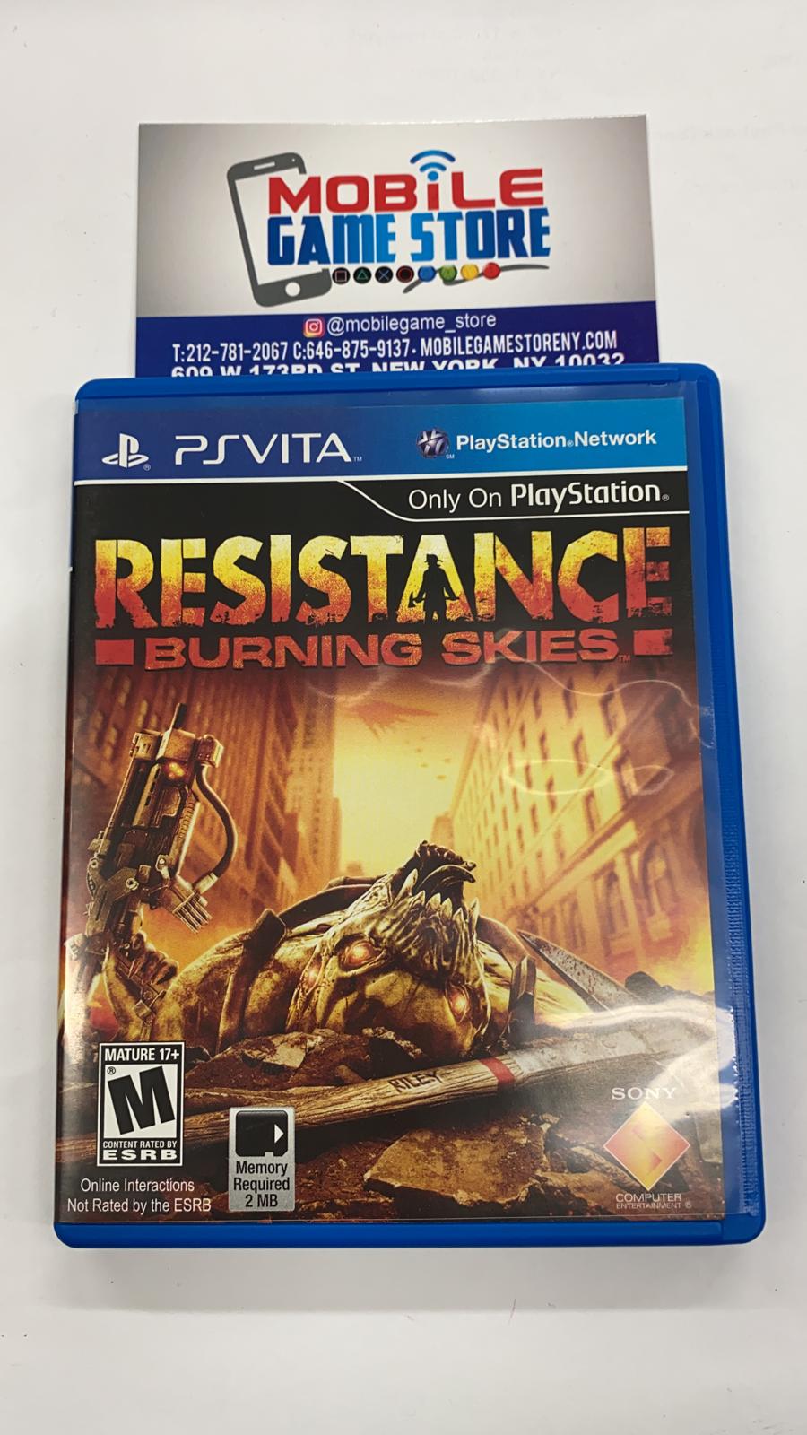 Resistance: Burning Skies (pre-owned)