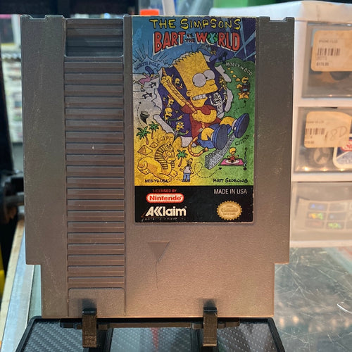 The simpsons bart vs the world Nes