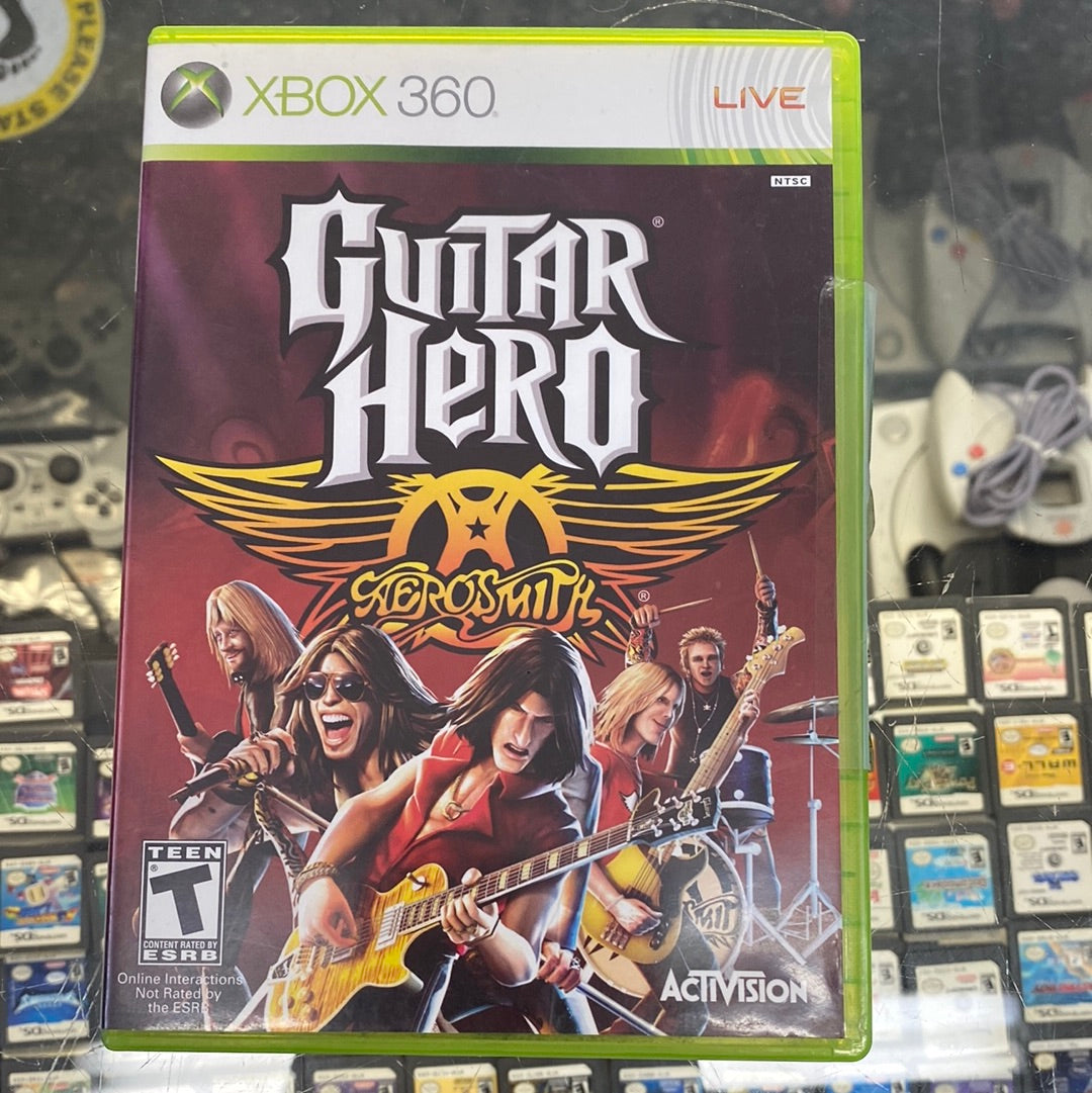 Guitar hero Aerosmith Xbox 360