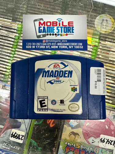 Madden 2001 n64 pre-owned