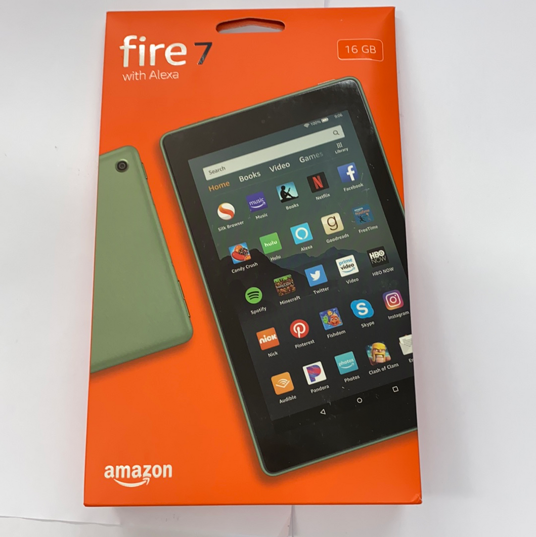 Amazon Fire 7 W/Alexa Green 16GB