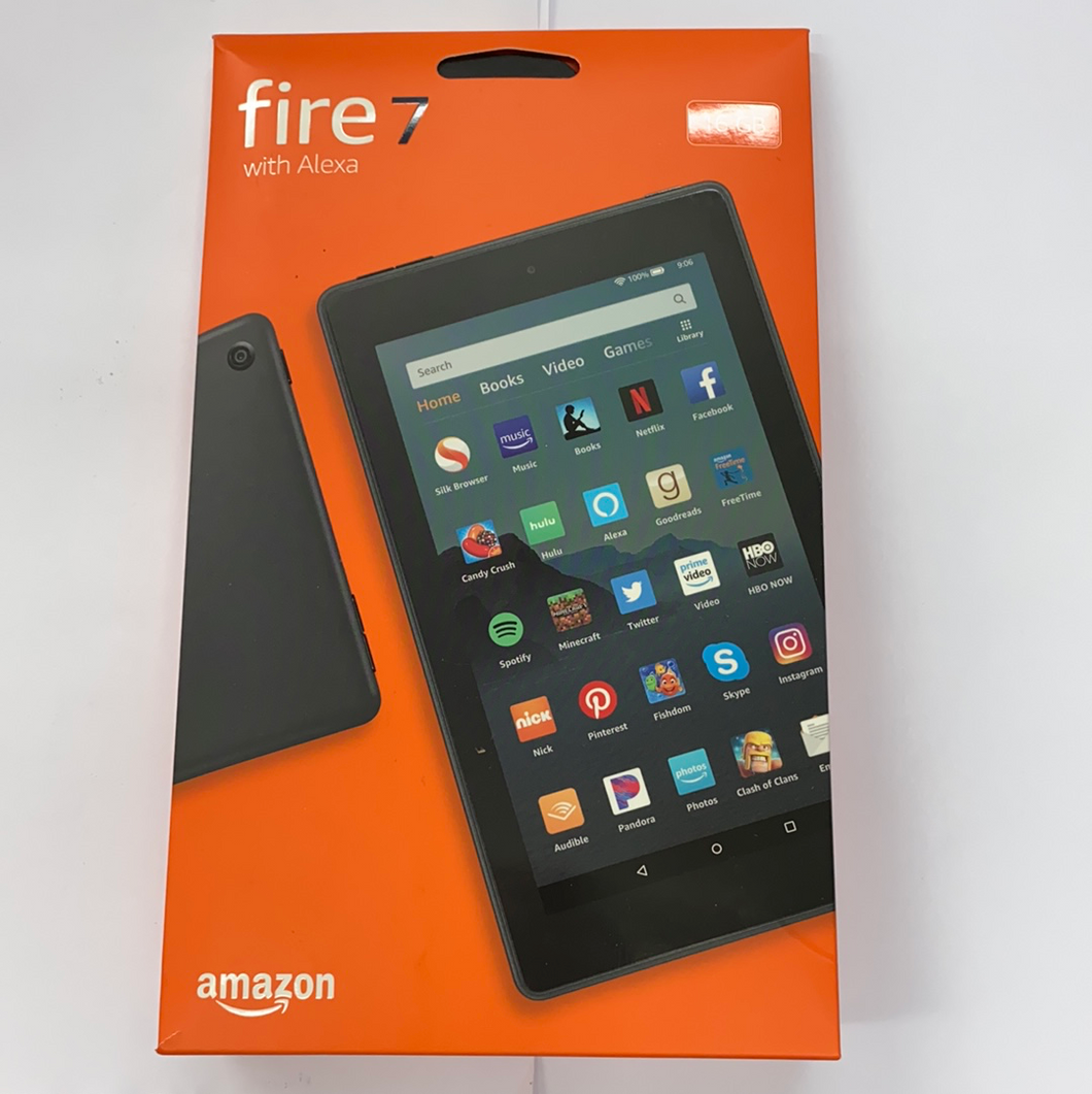 Amazon Fire 7 W/Alexa Black 16GB