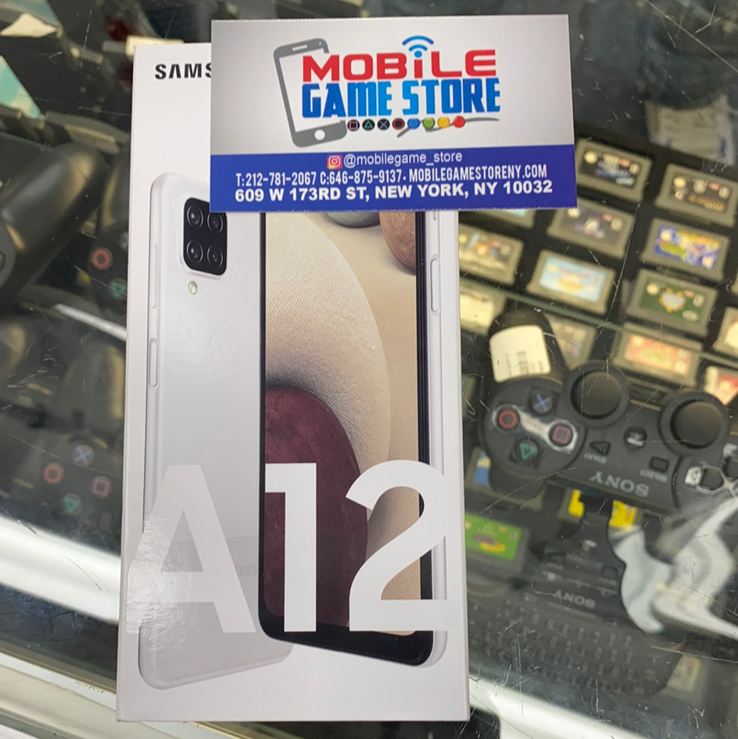 Samsung A12 unlocked white