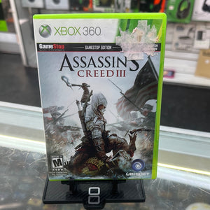 Assassin creed 3 Xbox 360 pre-owned