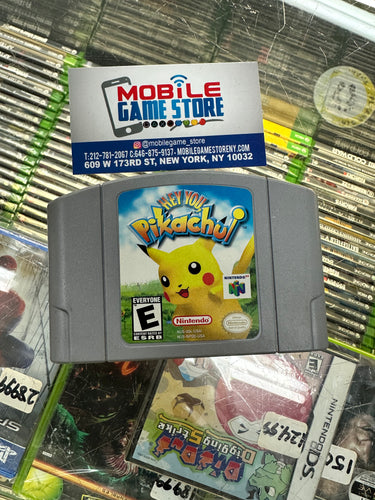 Hey you pikachu n64