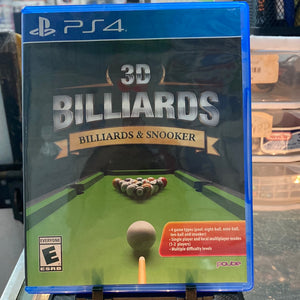 3D Billiards ps4 pre-owned