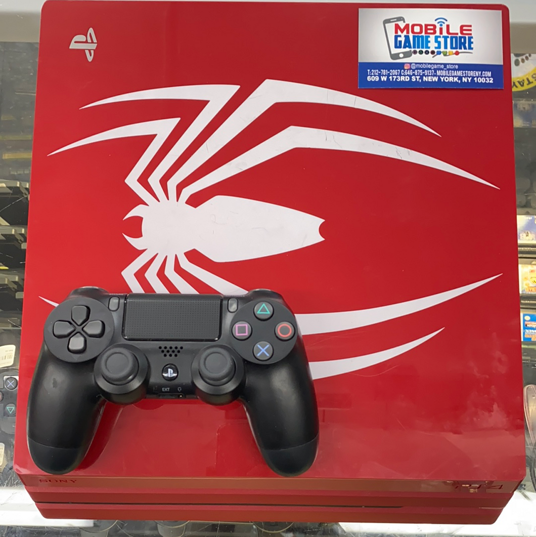 PlayStation 4 Pro Spider-man Edition pre-owned