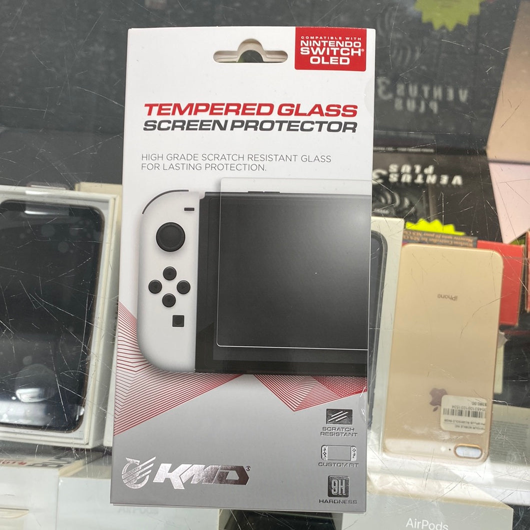 Tempered glass switch oled