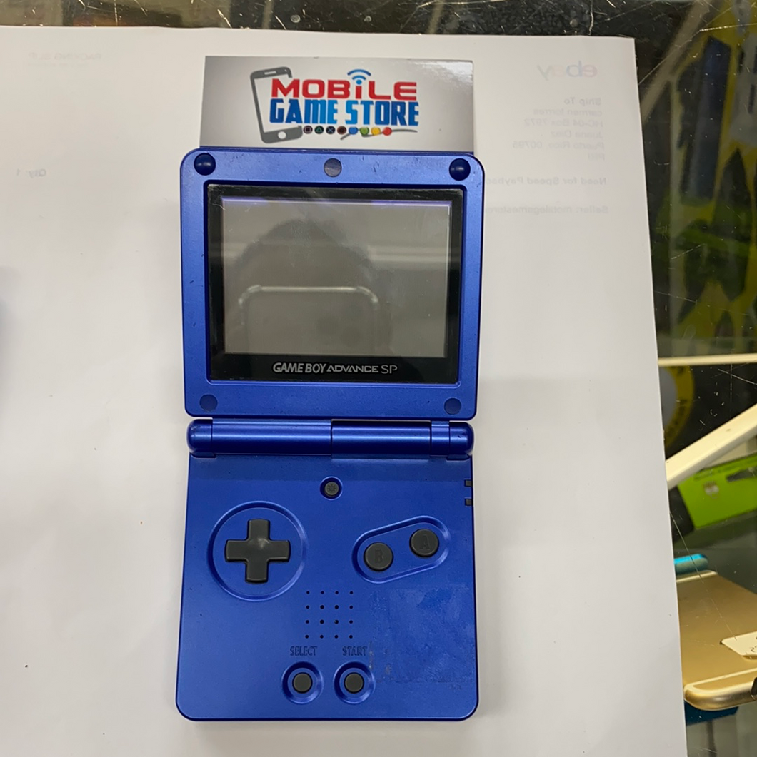 GBA so blue system pre-owned