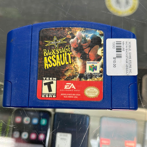 Wcw backstage assault n64 pre-owned