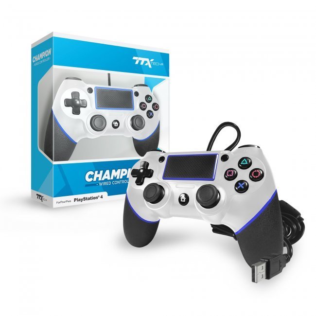 PS4 TTX: CHAMPION WIRED CONTROLLER - VARIOUS COLORS