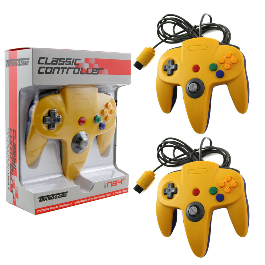Classic controller yellow N64